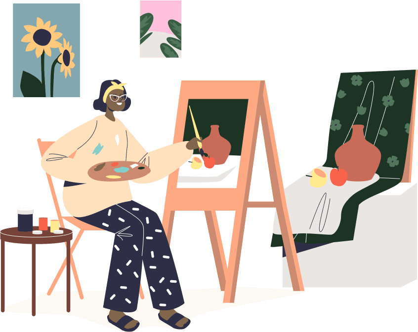 Photo de Lisamary LADEBAT, artiste peintre