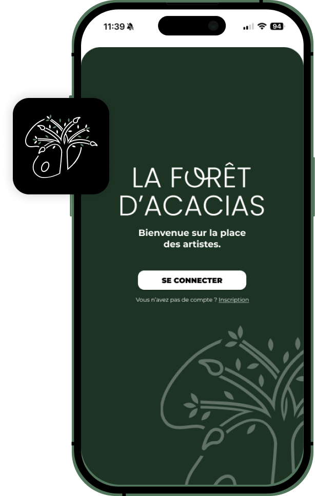 Mockup de l'application